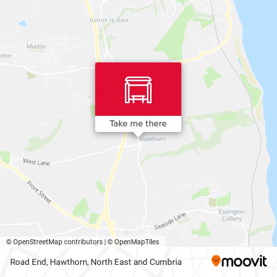 Road End, Hawthorn map