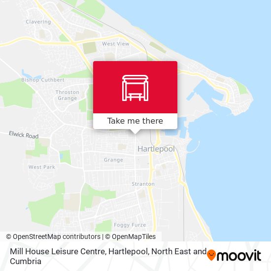 Mill House Leisure Centre, Hartlepool map