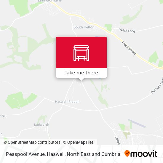 Pesspool Avenue, Haswell map