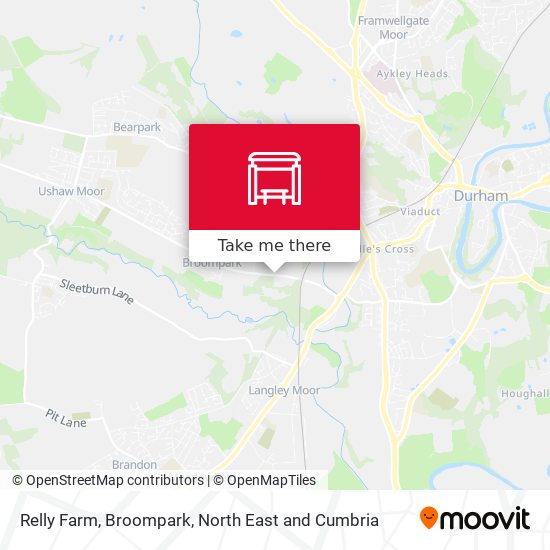 Relly Farm, Broompark map