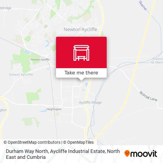 Durham Way North, Aycliffe Industrial Estate map