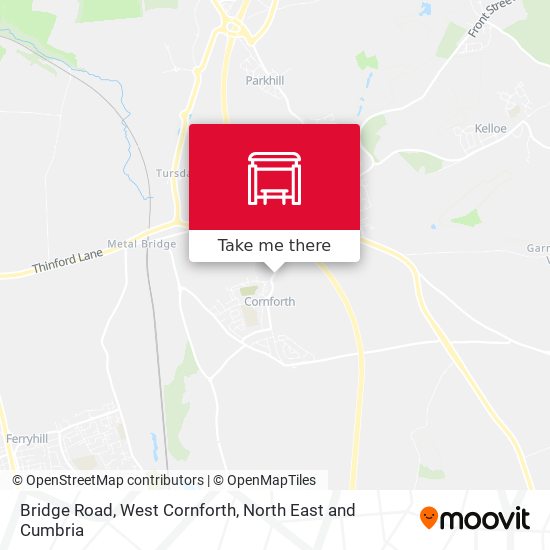 Bridge Road, West Cornforth map