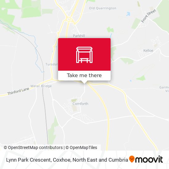 Lynn Park Crescent, Coxhoe map