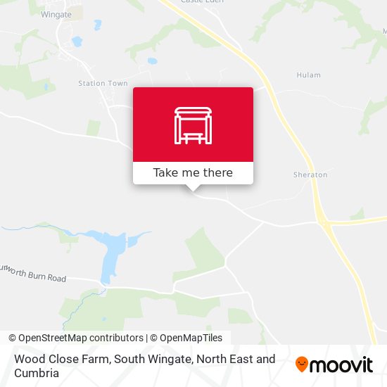 Wood Close Farm, South Wingate map
