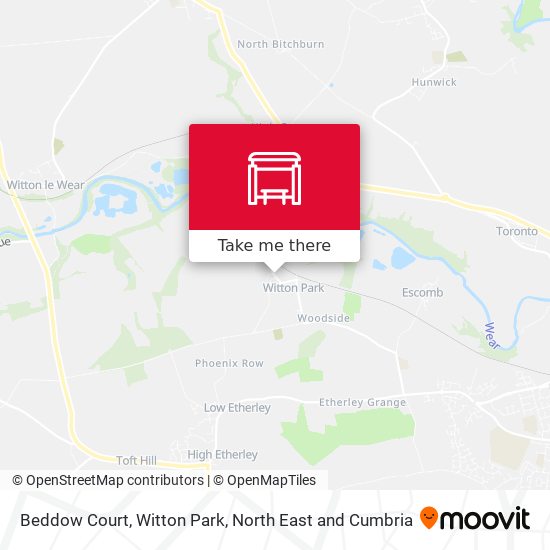 Beddow Court, Witton Park map