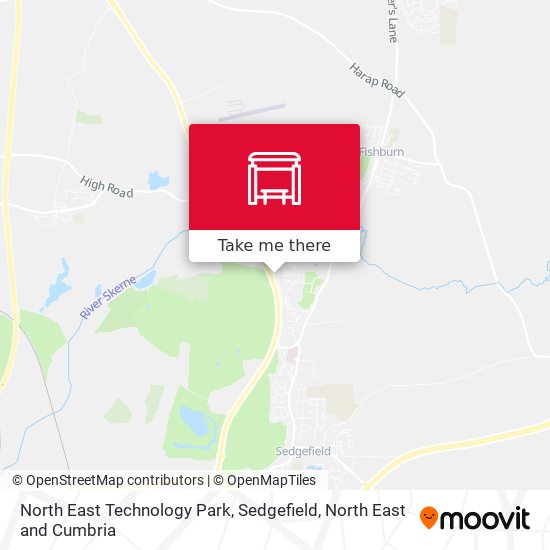 North East Technology Park, Sedgefield map