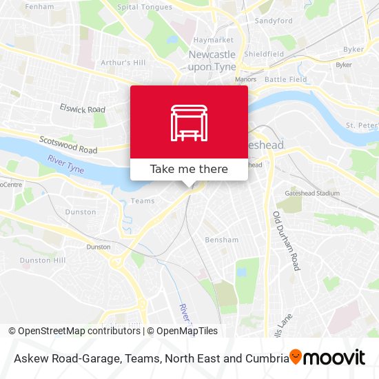 Askew Road-Garage, Teams map