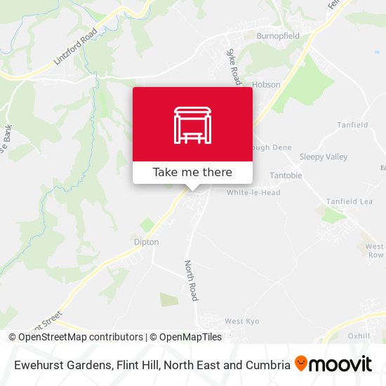 Ewehurst Gardens, Flint Hill map