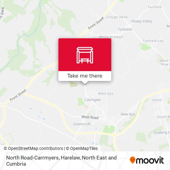 North Road-Carrmyers, Harelaw map