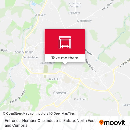 Entrance, Number One Industrial Estate map