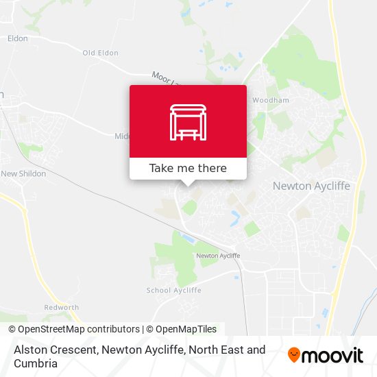 Alston Crescent, Newton Aycliffe map