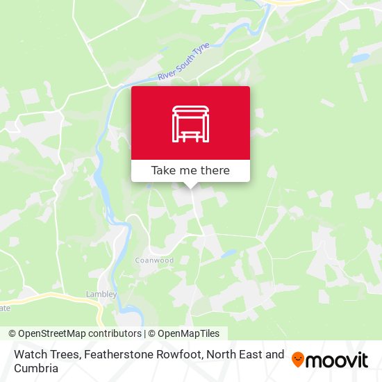 Watch Trees, Featherstone Rowfoot map