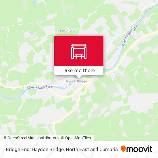 Bridge End, Haydon Bridge map
