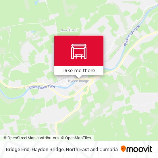 Bridge End, Haydon Bridge map