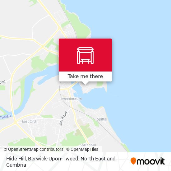 Hide Hill, Berwick-Upon-Tweed map