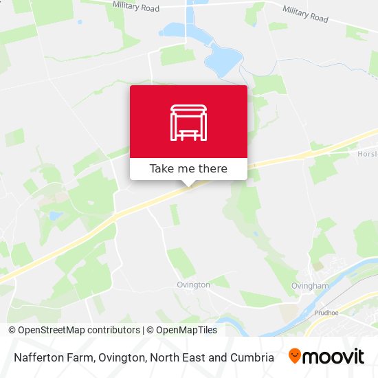 Nafferton Farm, Ovington map