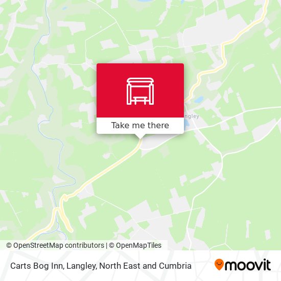 Carts Bog Inn, Langley map