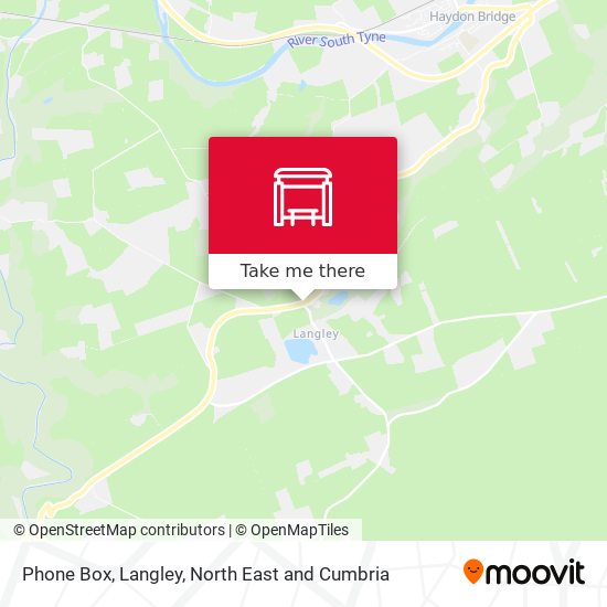 Phone Box, Langley map