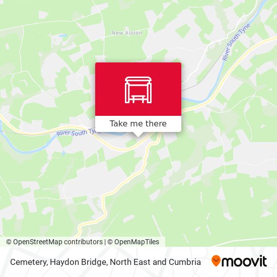 Cemetery, Haydon Bridge map
