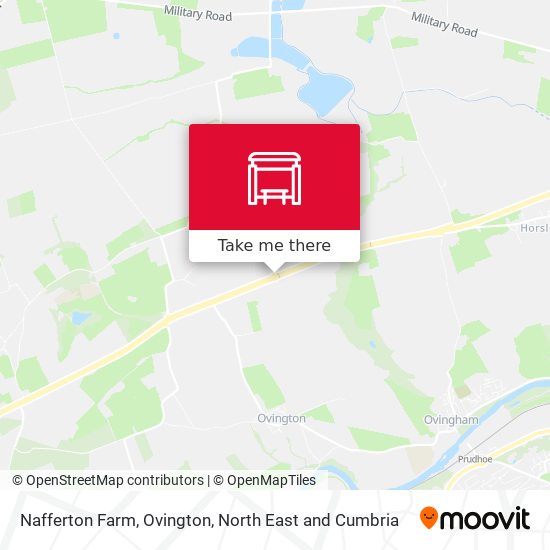 Nafferton Farm, Ovington map