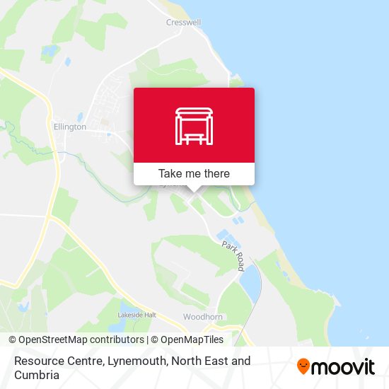 Resource Centre, Lynemouth map