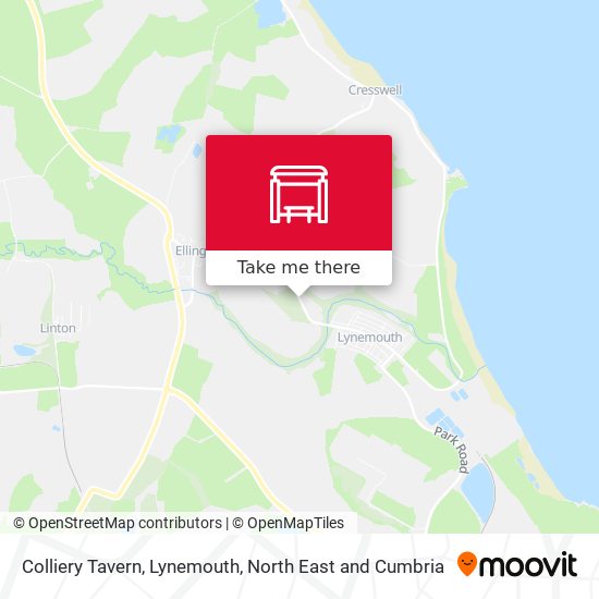 Colliery Tavern, Lynemouth map