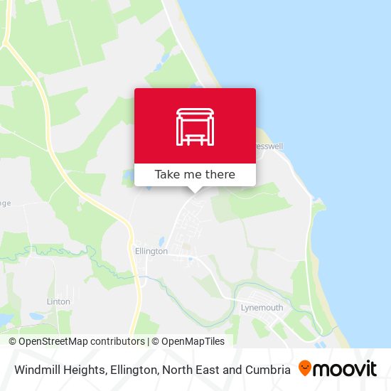 Windmill Heights, Ellington map