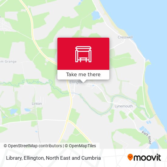 Library, Ellington map