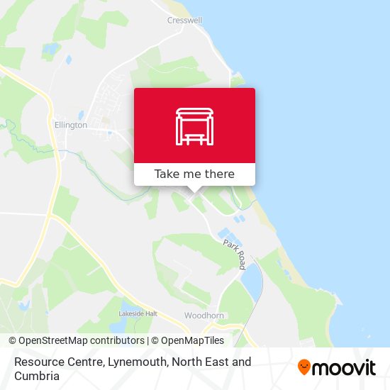 Resource Centre, Lynemouth map