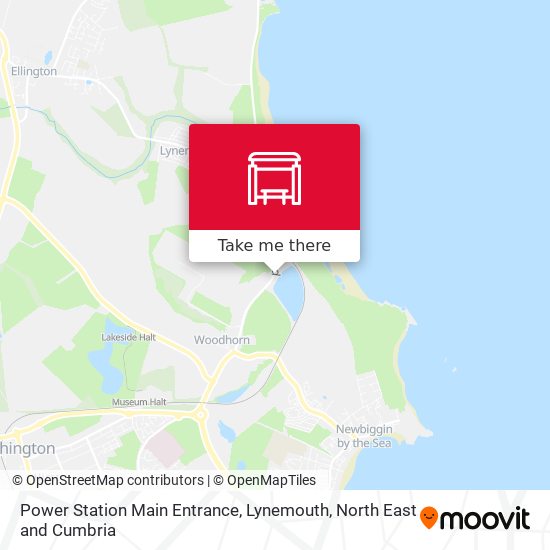 Power Station Main Entrance, Lynemouth map
