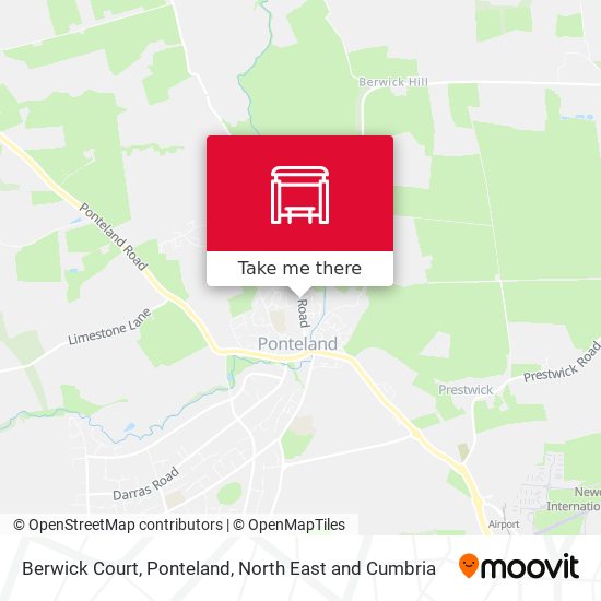 Berwick Court, Ponteland map