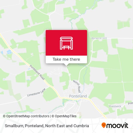Smallburn, Ponteland map