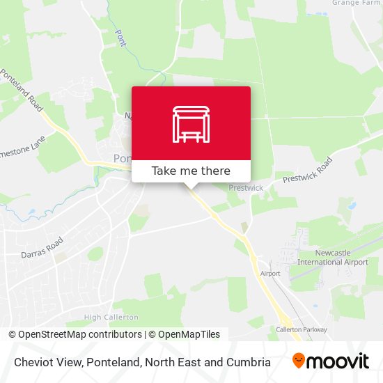 Cheviot View, Ponteland map