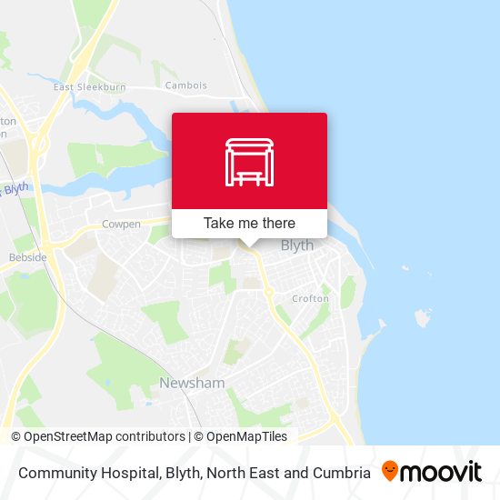 Community Hospital, Blyth map