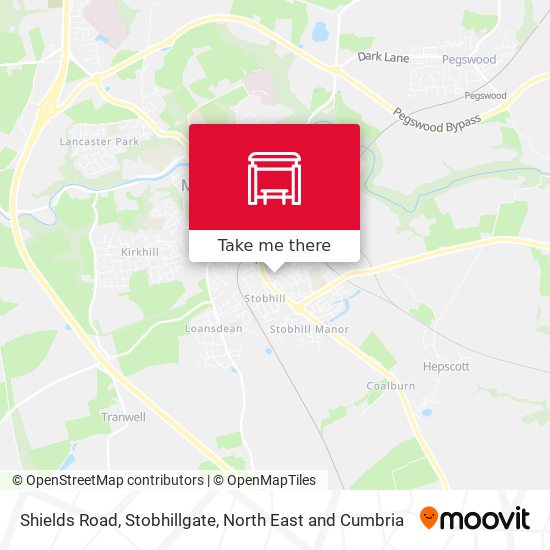 Shields Road, Stobhillgate map