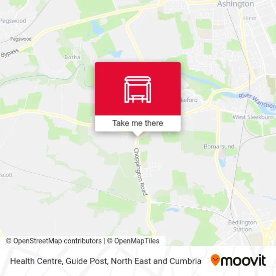 Health Centre, Guide Post map