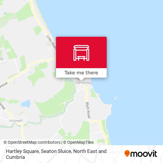 Hartley Square, Seaton Sluice map