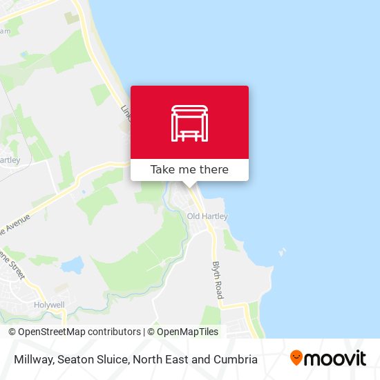 Millway, Seaton Sluice map