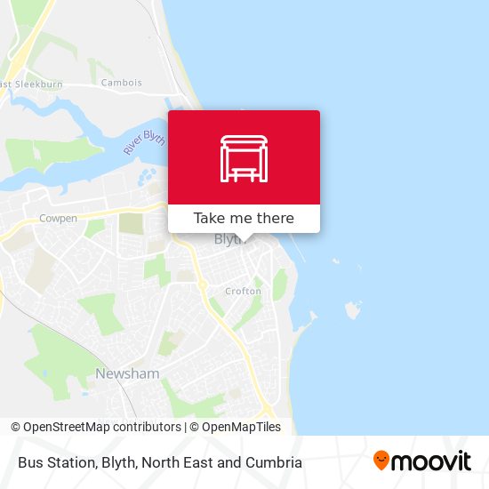 Bus Station, Blyth map