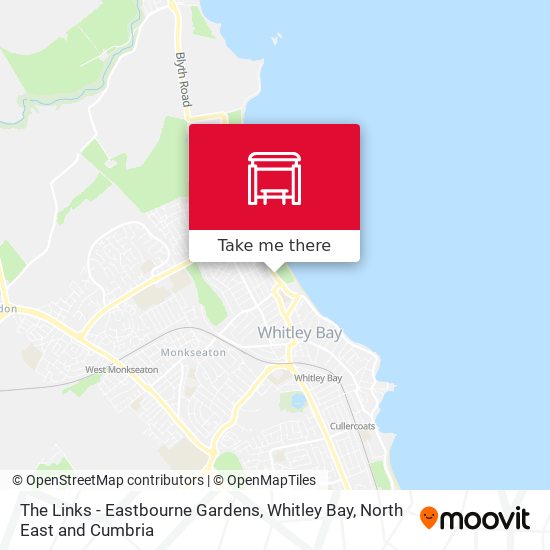 The Links - Eastbourne Gardens, Whitley Bay map