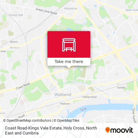 Coast Road-Kings Vale Estate, Holy Cross map
