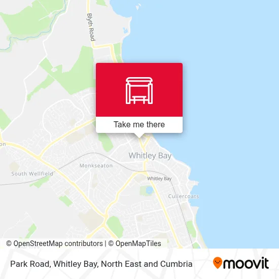 Whitley Bay Bus Routes Map.pdf Park Road, Whitley Bay stop - Routes, Schedules, and Fares