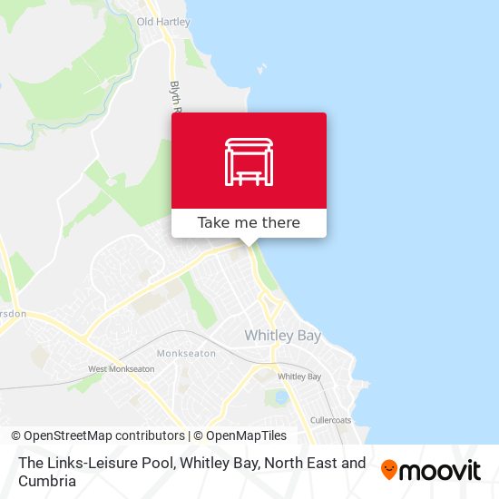 The Links-Leisure Pool, Whitley Bay map