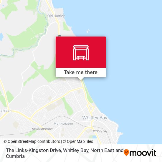 The Links-Kingston Drive, Whitley Bay map