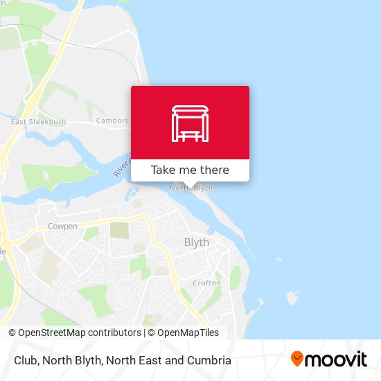 Club, North Blyth map