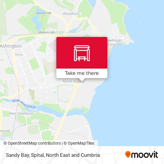 Sandy Bay, Spital map