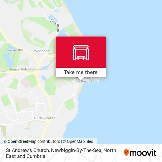 St Andrew's Church, Newbiggin-By-The-Sea map