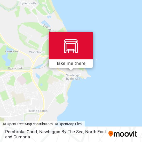 Pembroke Court, Newbiggin-By-The-Sea map