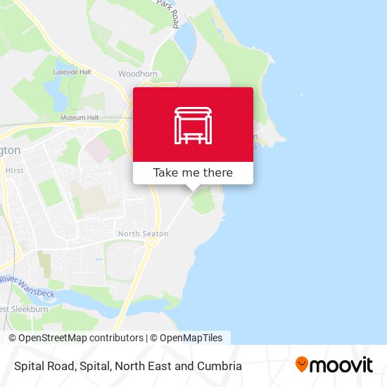 Spital Road, Spital map