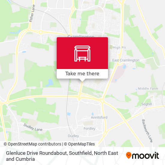 Glenluce Drive Roundabout, Southfield map